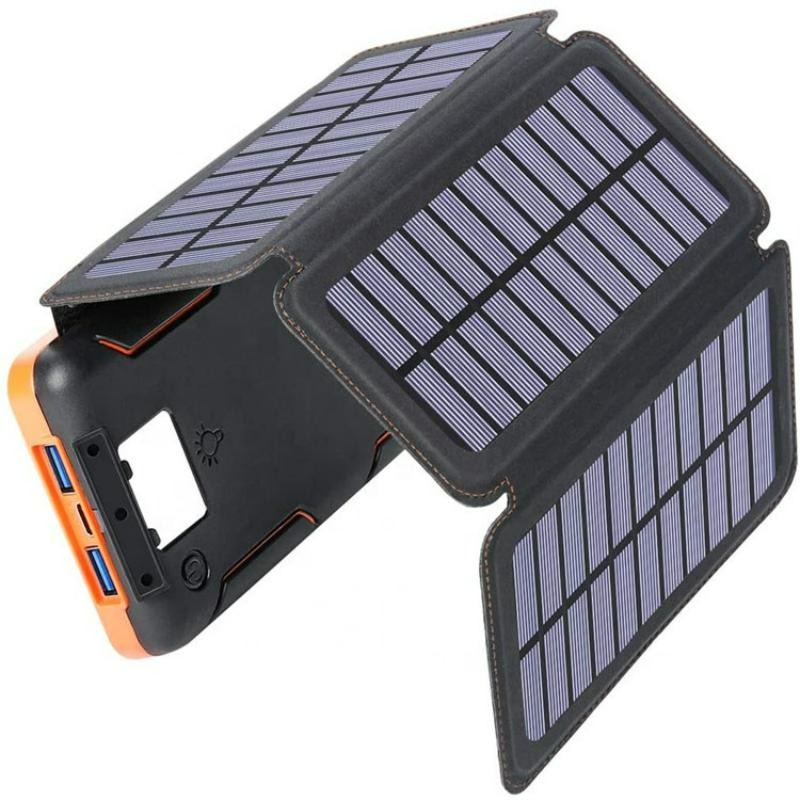 پاوربانک خورشیدی سولار ۴ فولد مدل  Solar4Fold SC15 ظرفیت 20000mAh image gallery