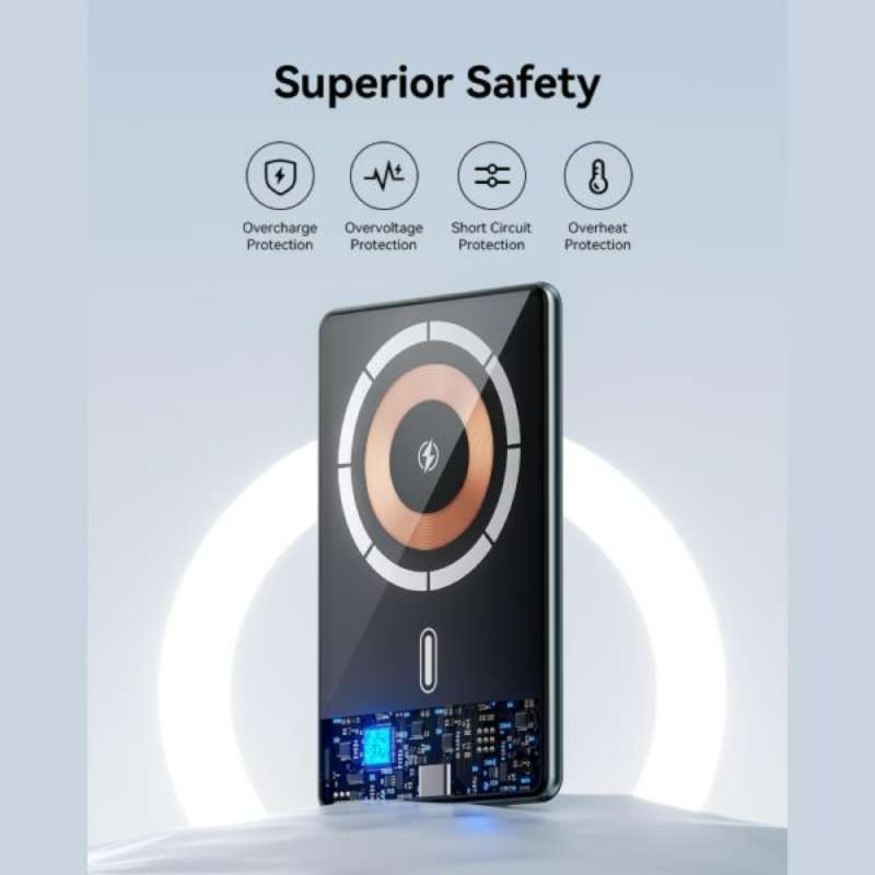 پاوربانک بی‌سیم کولا مدل KUULAA KY-YD67 Glass ظرفیت 5000mAh image gallery