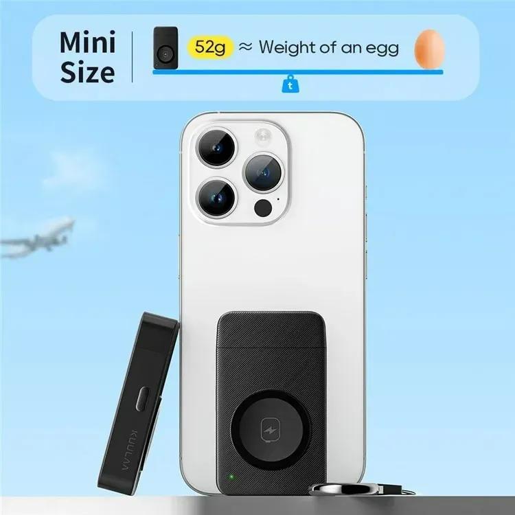 پاوربانک و شارژر اضطراری وایرلس کولا مدل KUULAA KL-YD52 ظرفیت 1500mAh image gallery