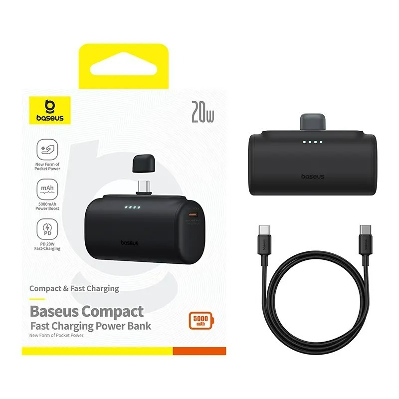 پاوربانک جیبی باسئوس مدل Baseus PPWC05T ظرفیت 5000mAh image gallery