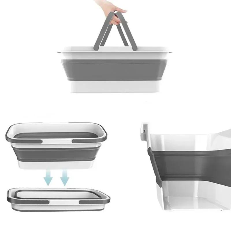 سطل تاشوی سیلیکونی مدل Fold Bucket image gallery