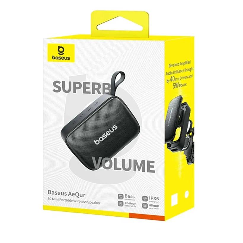 اسپیکر بلوتوث باسئوس مدل Baseus AeQur 30 Mini Portable A20077900123-00 image gallery