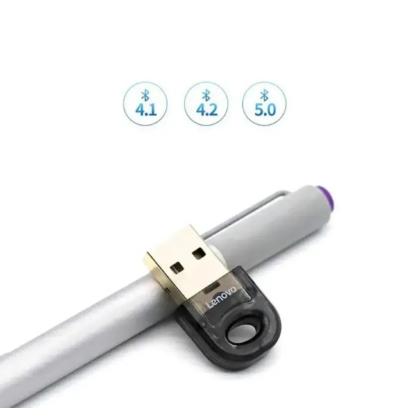 دانگل بلوتوث USB ورژن 5.0 لنوو مدل Lenovo LX1815 Bluetooth Adapter 5.0 USB Dongles Receiver image gallery
