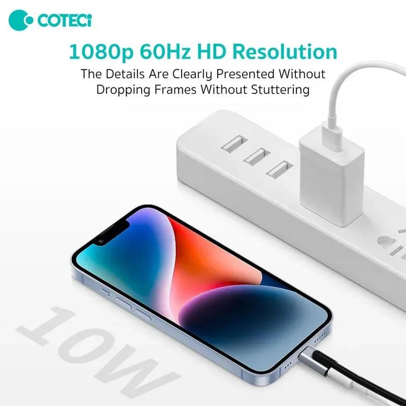 کابل HDMI به لایتنینگ کوتتسی مدل 33024 طول 1.8 متر image gallery