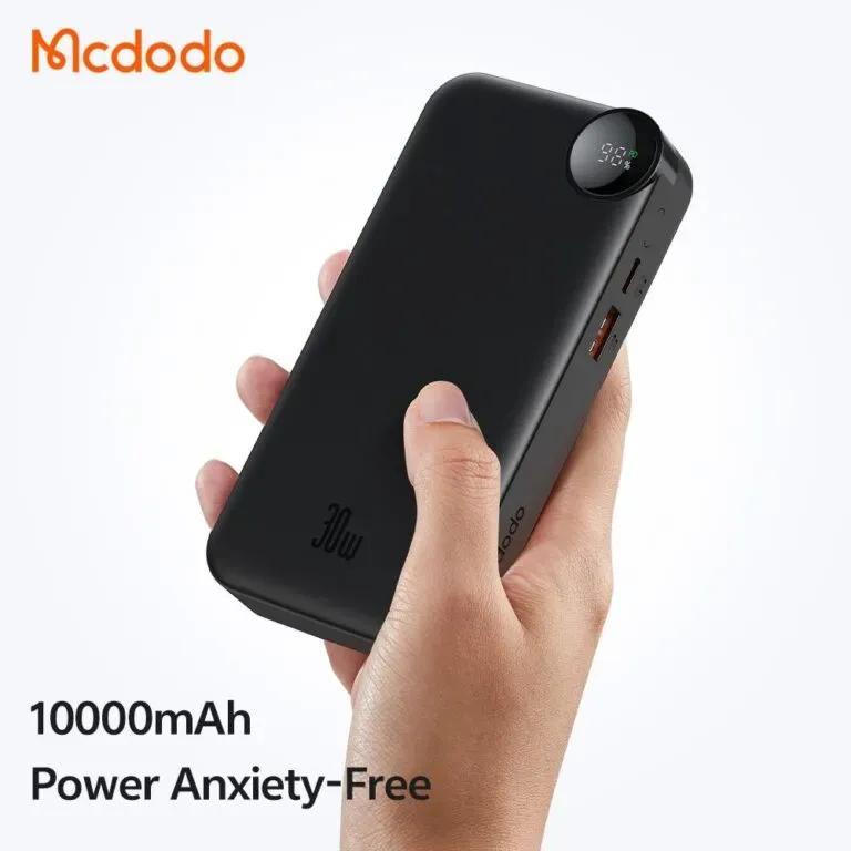 پاوربانک 10000 مک دودو  مدل Mcdodo Freego MC-3870 توان 30 وات همراه با کابل متصل image gallery