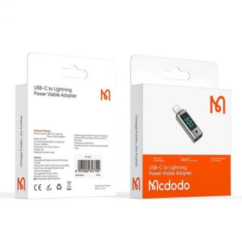 تبدیل لایتنینگ به Type-c مک دودو مدل Mcdodo OT-6100 توان 36 وات image gallery