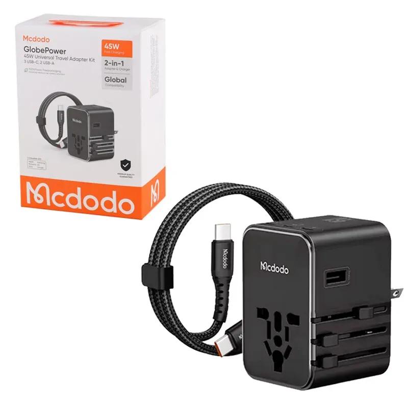 شارژر دیواری و مبدل برق مک دودو مدل Mcdodo CP-327 توان 45 وات همراه با کابل image gallery