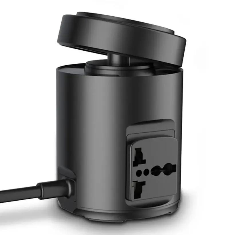 چند راهی برق و شارژر وایرلس مگ سیف پاورولوژی مدل  MagSafe Powerology Hub PWCUQC014 دارای 4 پورت image gallery