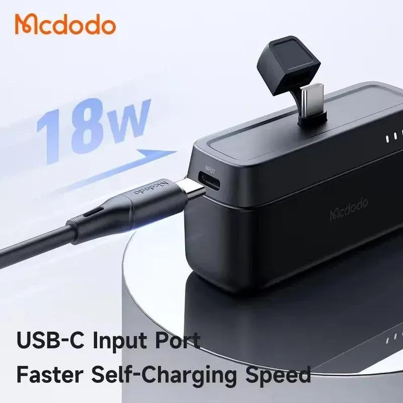 پاوربانک 5000 مک دودو مدل Mcdodo MC-6302 توان 20 وات همراه با کانکتور Type-C image gallery