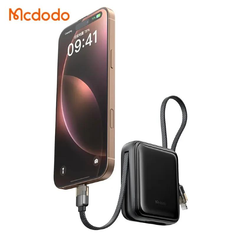پاوربانک 10000 مک دودو مدل Mcdodo MC-2550 توان 22.5 وات با کابل متصل image gallery