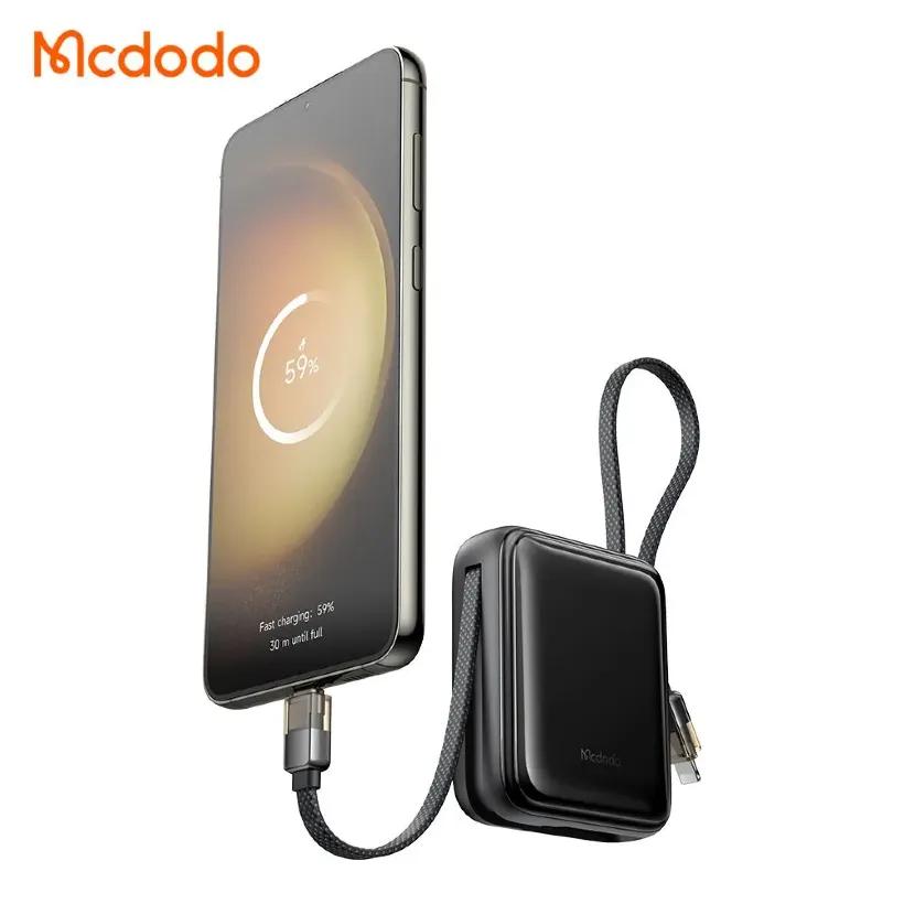پاوربانک 10000 مک دودو مدل Mcdodo MC-2550 توان 22.5 وات با کابل متصل image gallery
