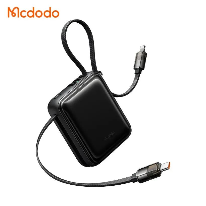 پاوربانک 10000 مک دودو مدل Mcdodo MC-2550 توان 22.5 وات با کابل متصل image gallery