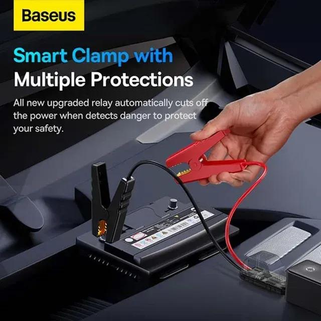 پاوربانک و جامپ استارتر خودرو 6000 میلی آمپر باسئوس مدل Baseus CH006 Super Energy Alpha C00259200121-00 image gallery