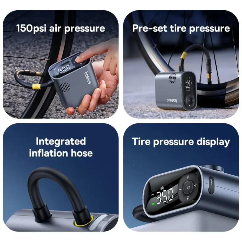 کمپرسور باد دوچرخه و موتور بیسوس مدل Baseus C11169000121 PrimeTrip image gallery