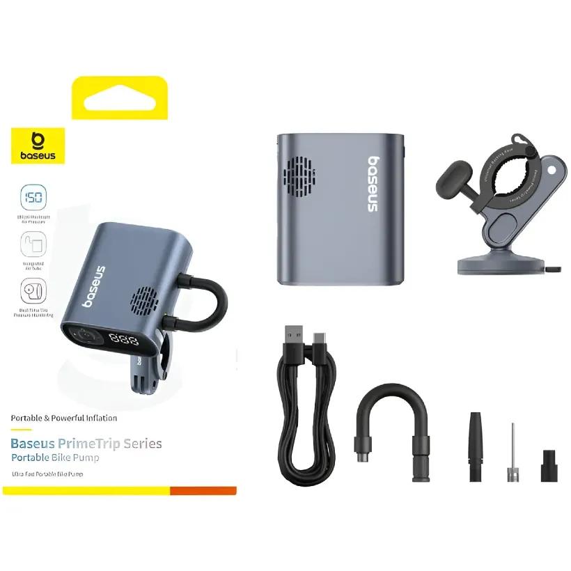 کمپرسور باد دوچرخه و موتور بیسوس مدل Baseus C11169000121 PrimeTrip image gallery