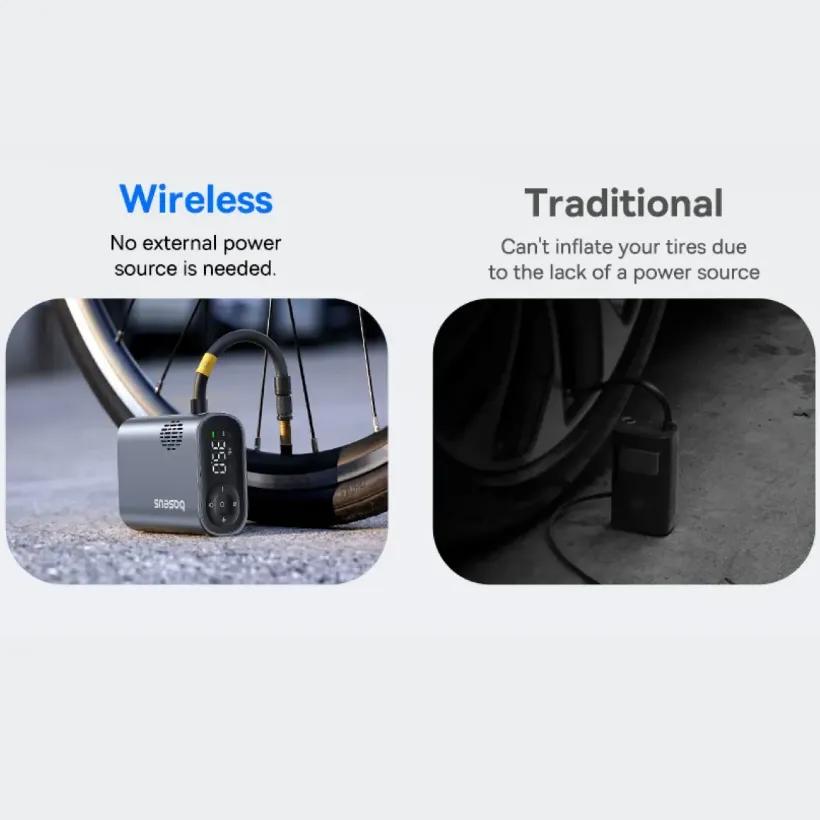 کمپرسور باد دوچرخه و موتور بیسوس مدل Baseus C11169000121 PrimeTrip image gallery