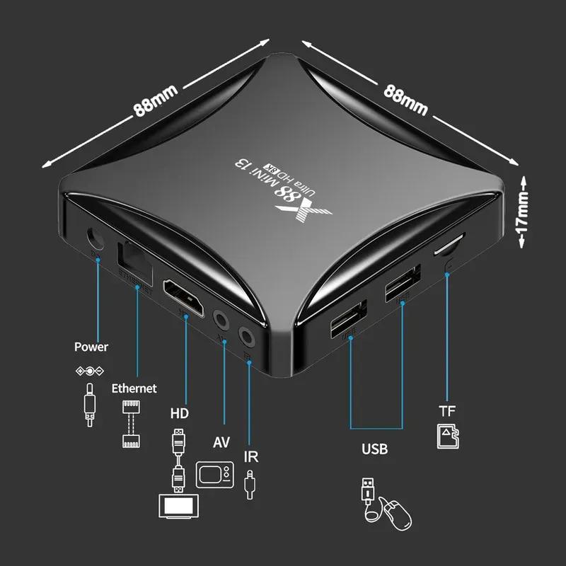 اندروید باکس ایکس 88 مدل X88 Mini 13 4GB 32GB image gallery