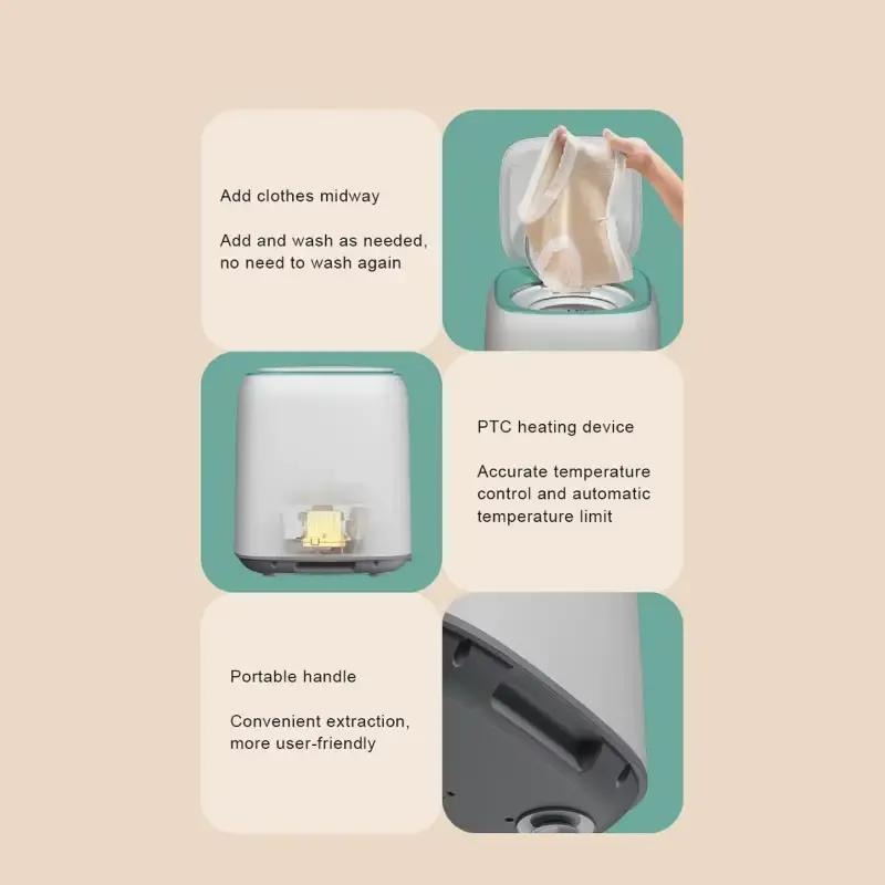 مینی واش شیائومی Moyu مدل  Xiaomi Moyu DW02-MAUHG همراه با خشک کن image gallery