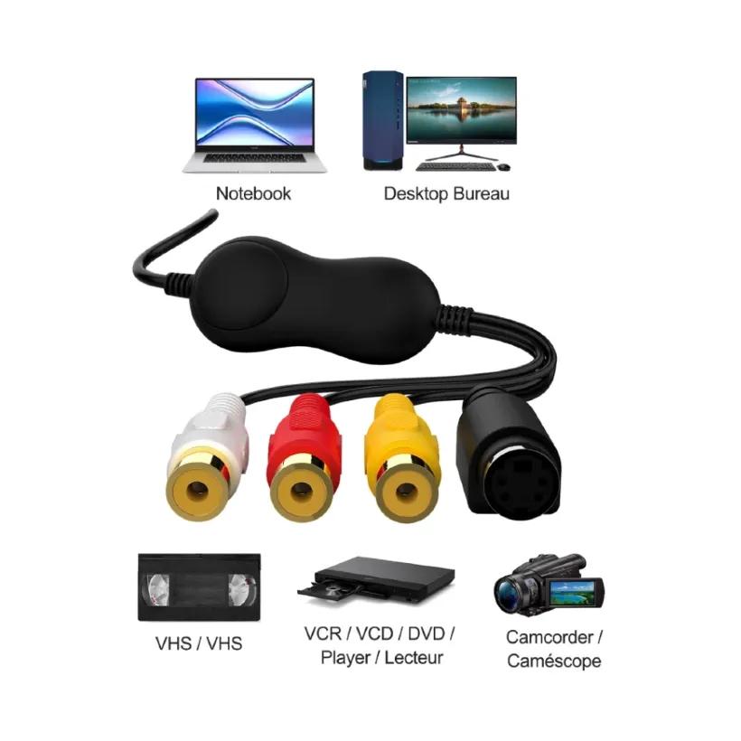 کارت کپچر اکسترنال ای زد کپ مدل EZCap 158 USB 2.0 UVC image gallery