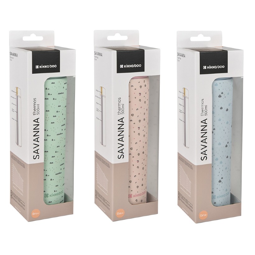 ‫فلاسک کودک کیکابو مدل‬ ‫Savanna‬ Kikkaboo حجم ‫۵۰۰ میلی لیتر‬