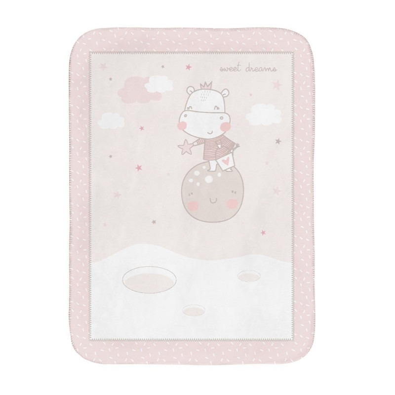 ‫پتو نوزاد کیکابو مدل‬ ‫ Hippo Dreams‬ KIKKABOO ابعاد ۱۱۰ در ۱۴۰ سانتی متر