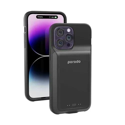 بک کاور و پاوربانک وایرلس پرودو مدل Porodo PBFCH018 مناسب  Apple iPhone 14 Pro Max