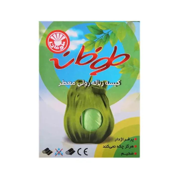 کیسه زباله رولی طوفان سایز متوسط بسته 42 عددی (کارتن 24 بسته‌ای)