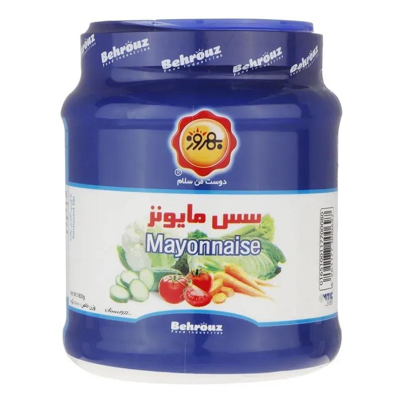 سس مایونز بهروز کم چرب وزن 1.8 کیلوگرمی (کارتن 6 عددی)