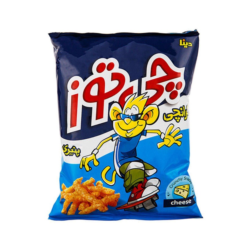 اسنک کرانچی ساده چی توز وزن 95 گرم (کارتن 30 عددی)