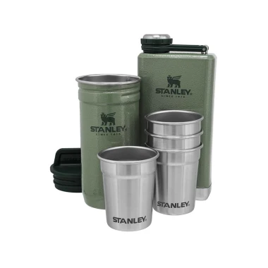 ست شات و قمقمه کتابی استنلی مدل Stanley Adventure Steel Shots + Flask