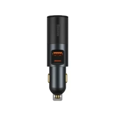 شارژر فندکی باسئوس مدل Baseus Share Together Fast Charge 2in1 U+C با توان 120 وات
