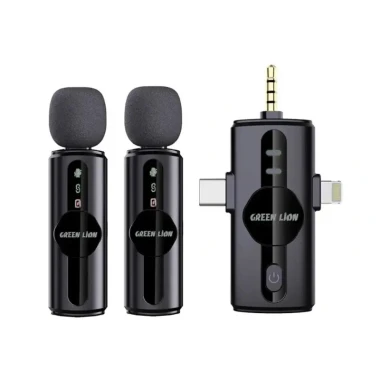 میکروفون بی سیم گرین لاین مدل Green Lion  GM-80X GNGM80XMICBK