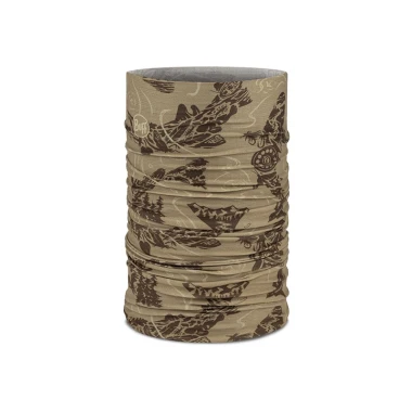 دستمال سر و گردن باف مدل Buff COOLNET UV LAKE RIVER khaki