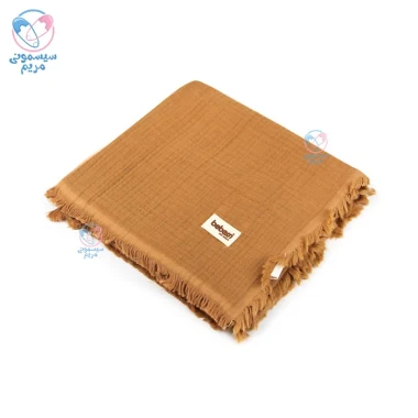 پتو دورپیچ موسلین ببسی مدل Bebessi 4092