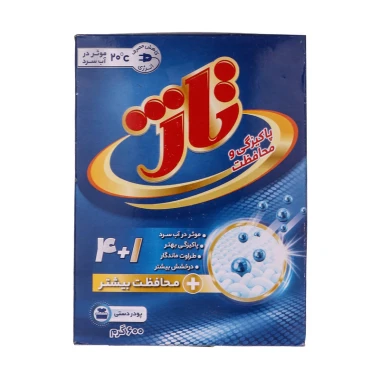 پودر لباسشویی دستی تاژ وزن 600 گرمی (کارتن 24 بسته‌ای)
