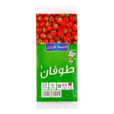 کیسه فریزر طوفان 1 سایز 35*25 بسته 100 عددی (کارتن 50 بسته‌ای)