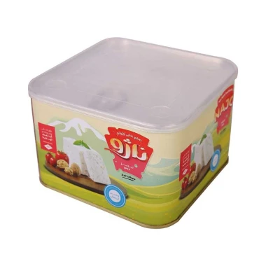 پنیر تبریزی ناژو ظرف فلزی وزن 800 گرمی (کارتن 8 عددی)