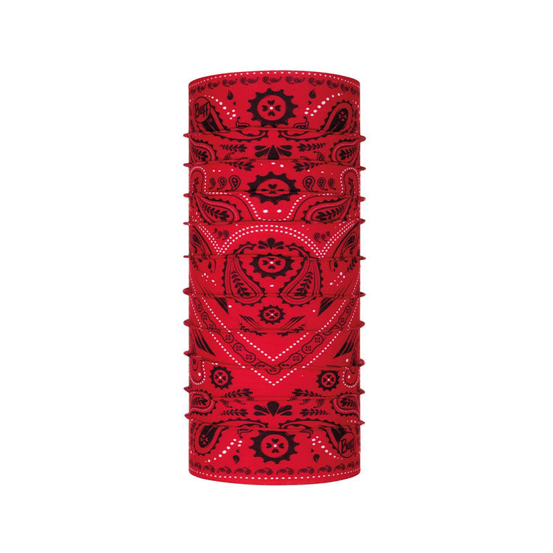 دستمال سر و گردن باف مدل Original Ecostretch New Cashmere Red