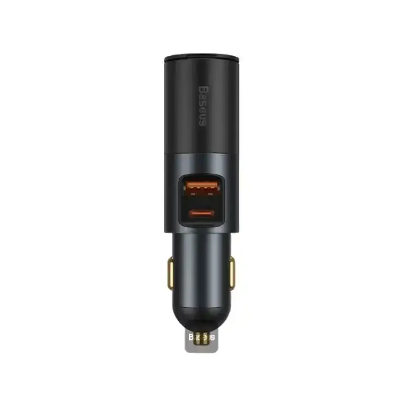 شارژر فندکی باسئوس مدل Baseus Share Together Fast Charge 2in1 U+C با توان 120 وات