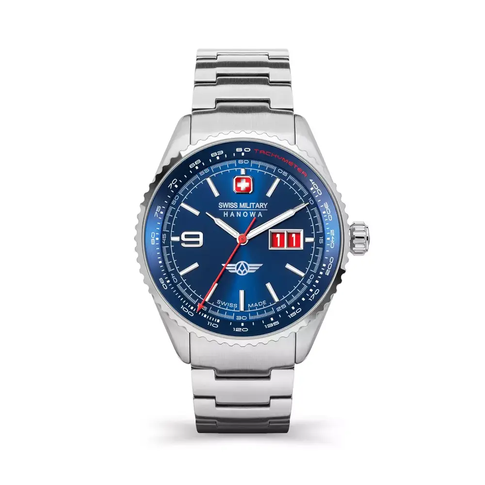 ساعت مردانه بند استیل سوئیس میلیتاری مدل Swiss Military SMWGH2101005