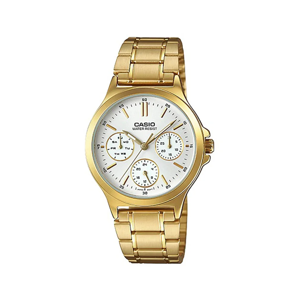ساعت زنانه کاسیو کوارتز مدل Casio LTP-V300G-7AUDF