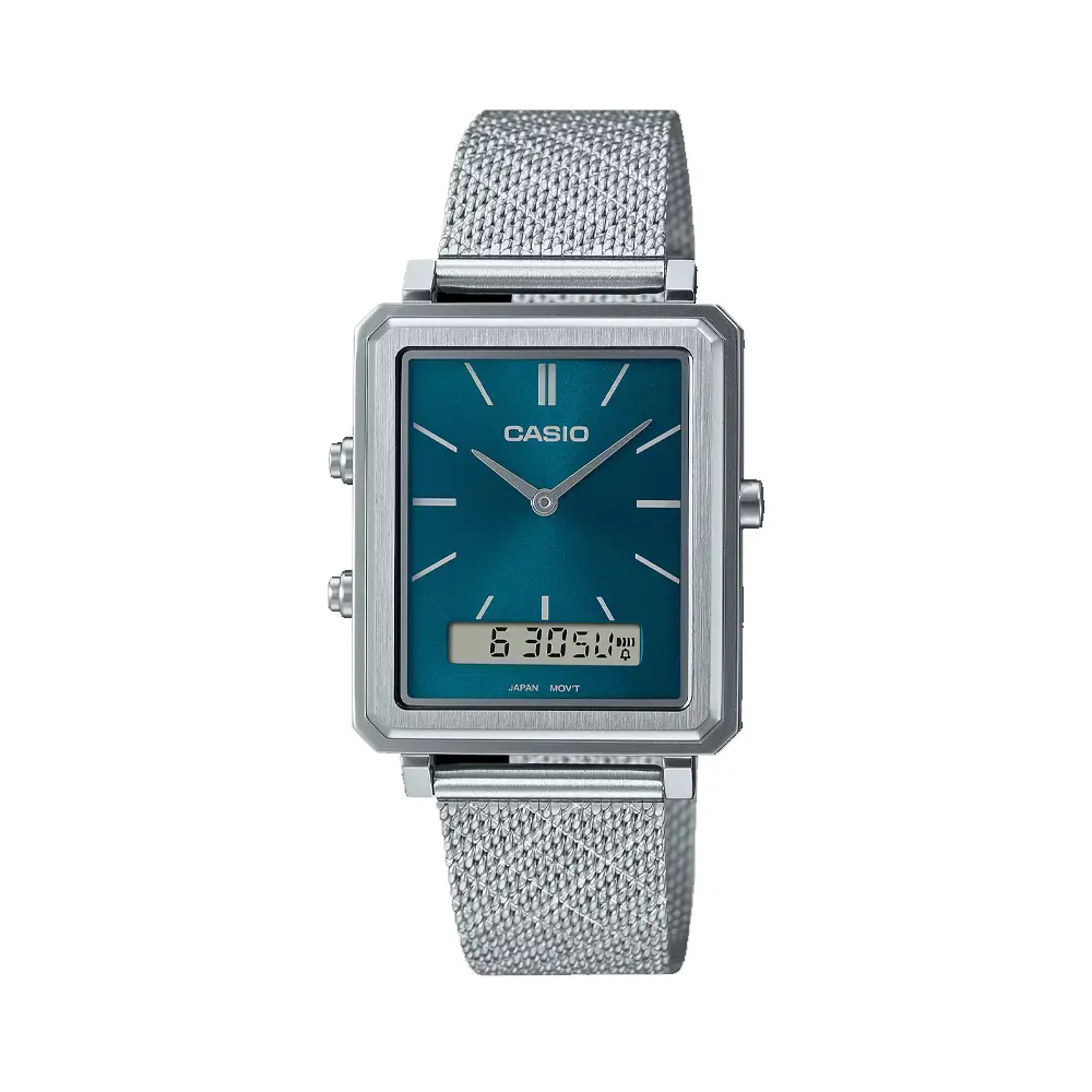 ساعت مردانه کاسیو کوارتز مدل Casio MTP-B205M-3EDF