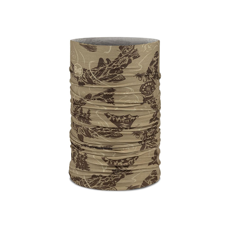دستمال سر و گردن باف مدل Buff COOLNET UV LAKE RIVER khaki